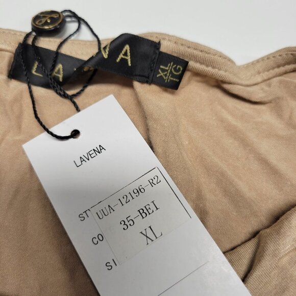 Sleeveless Top Blouse, Cowl Neck Top, Tan Comfy Blouse Top - Size S  M  XL  XXL - Picture 12 of 13